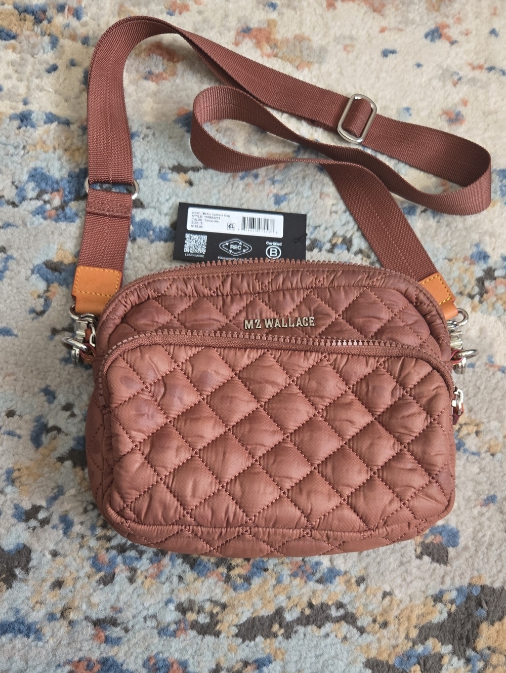 MZ Wallace Metro Camera Bag Terracotta